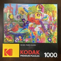 2x Cra Z Art 1000 Pc Kodak Puzzle 8700 “Bird Bath Garden” + “ Friendly Birds” - £14.09 GBP