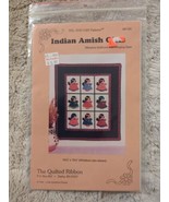 Indian Amish Girls Mini Quilt &amp; Wall Hanging Pattern by Linda Goodman Em... - $10.44