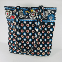 Vera Bradley Night Owl Retired Paisley Quilted Shoulder Bag Purse Tote - £31.33 GBP