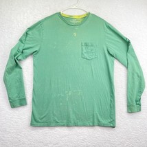 Vineyard Vines Mens Pocket T Shirt Size Medium Mint Green Bleached Long ... - $21.77