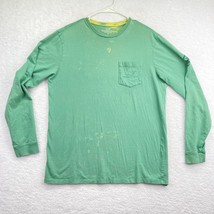 Vineyard Vines Mens Pocket T Shirt Size Medium Mint Green Bleached Long ... - £17.25 GBP