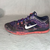 Nike Free TR Fit 4 Lace Up Running Shoes 629832-402 Purple Black Womens Size 8 - £18.60 GBP
