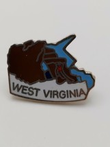 West Virginia State Pin Vintage Enamel Pin  - £11.71 GBP