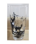 Vintage The Sportsman Drinking Glass Deer Family MCM 5 3/4&quot; See Pictures - €10,07 EUR