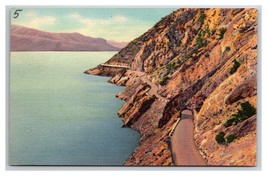 Lake Shore Drive Shoshone Lago Yellowstone National Park Unp Lino Cartolina Z2 - $3.36