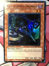 Ally Of Justice Unlimiter HA02 Super Rare - Mint/NM - 1st Edition - Yugi... - £5.47 GBP