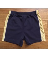 Okie Dokie Toddler Dark Navy Blue Yellow Gold Athletic Basketball Shorts... - £15.73 GBP