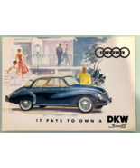 1958-1959 DKW AUTO UNION 3=6 BROCHURE ORIGINAL (4 PAGES) - $30.00