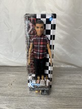 Mattel Barbie Ken Fashionistas #9 Plaid on Point Doll Slim FNH41 Box Damage - £14.98 GBP