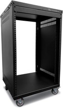 Axcessables Rk 16U 19 Inch Cabinet Av Rack Stand With Wheels With, Sound... - £199.69 GBP