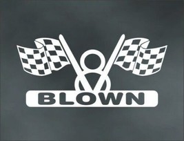 V8 BLOWN decal for supercharger muscle or blower race pro street or hot ... - £7.79 GBP