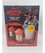 Stranger Things~Cherry Slush Drink Kit Mix~Cup Sleeves~Paper Straws~Slid... - $13.36
