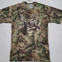 Advantage Timber Mens Camo T Shirt Size Medium Camouflage Short Sleeve Sportex - $16.87