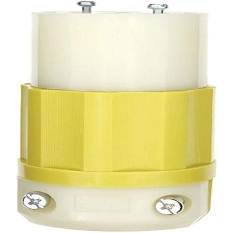 Leviton 2713-CY 30 Amp, 125/250 Volt, NEMA L14-30R, 3P, 4W, Locking Conn... - $38.95