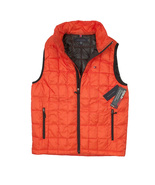 NEW $159 Tommy Hilfiger Puffer Vest! Orange With Tommy Flag Quilted Ligh... - $121.72 CAD