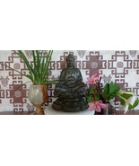 Meditative buddha statue Marble powder buddha handmade buddha home decor - £98.75 GBP