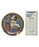 1993 Hamilton Collection Nolan Ryan “Birth of a Legend” Plate #587A LTD ... - $15.00