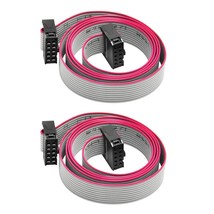 Gikfun 2PCS Flat Ribbon Cable 2.54mm Pitch 2 Row 10 Pin Female to Female... - $13.99