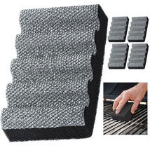 5 Restaurant Grade Griddle Cleaning Pads Sponge Scouring Metal Grill Heavy Duty - £28.34 GBP