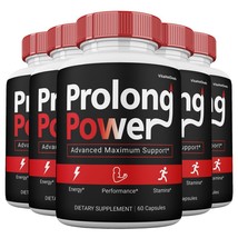 Prolong Power Capsules for Men, Max Strength Male Supplement Pills (5 pack) - $51.98