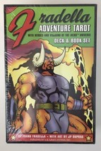 Fradella Adventure Tarot Deck &amp; Book Set FACTORY SEALED Heroes Villains 2002 - £85.91 GBP