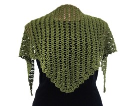 Openwork, Delicate, Crochet, Thin shawl GR-3 - $70.00
