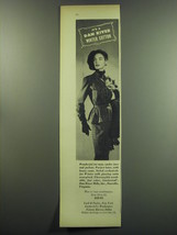 1949 Dan River Winter Cotton Fashion Advertisement - £14.78 GBP