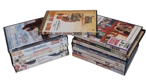 Primary image for Romantic Comedy DVD Lot of 15 Sabrina The Mexican Love Actually Spanglish