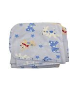 Circo Blue Fleece Microfleece Baby Boy Blanket Puppy Dog Print Stitched ... - $11.88