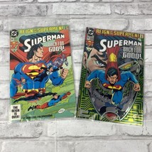 Superman Reign of the Supermen! 82 OCT 1993 DC Back For Good Same Issue 2 Covers - $16.20