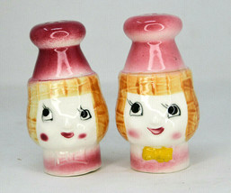  Vintage Grantcrest Anthropomorphic Peanuts  Salt and Pepper Shakers Japan - $28.95