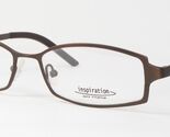 Inspiration BI 9012-12 Mat Brun Bronze Unique Rare Monture De Lunettes 5... - $86.12