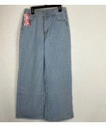 Women blue Jeans wide legs with tag size Small NWT ROMWE - $9.00