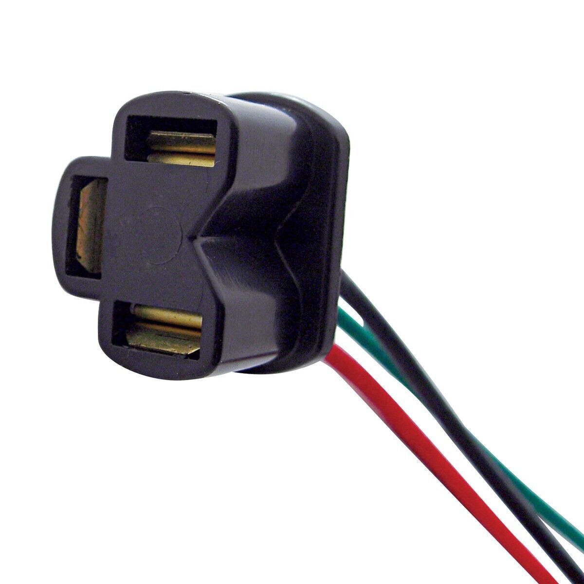 Chevrolet Chrysler Dodge Ford GMC 3 Prong Headlamp Pig Tail Socket for H... - $12.89
