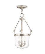 Livex Rockford 3 Light Pendant In Polished Nickel - €361,14 EUR