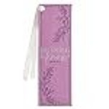 Christian Art Gifts Purple Faux Leather Purple Floral Bookmark for Women: Be Sti - £4.86 GBP