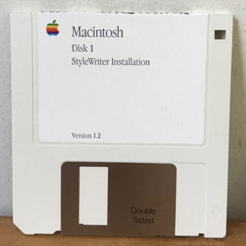 Set 5 1983-1991 Macintosh Printer Software Installation Floppy Disks Ver... - $1,000.00