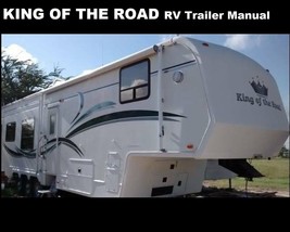KING OF THE ROAD Trailer RV 5th Wheel Operations Manuals  Crown Marquis ... - £19.74 GBP