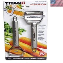 Ergonomic Stainless Steel Peeler - Perfect for Effortless Garnishing &amp; S... - $82.49