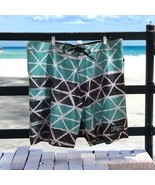 DaHui Men&#39;s 42 Board Shorts Blk/Seafoam Green Hawaii Beach Swim Trunks S... - $29.65