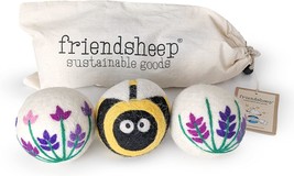 Wool Dryer Balls 3 Pack XL Organic Premium Reusable Cruelty Free Handmade Fair T - £29.45 GBP