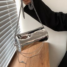 Brand Chain Silver Shoulder Bag For Women 2021 New Fashion Lady Crossbody Bags D - £26.39 GBP