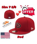 MLB Arizona diamond backs red 59FIFTY 5950 Men&#39;s Size 7 5/8 Fitted New E... - $26.99