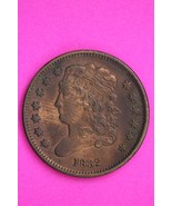 High Grade 1832 Half Cent Classic Liberty Head Guaranteed Authentic Genu... - $249.99