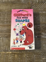 Clifford The Big Red Dog Cliffords Fun With Shapes VHS - $285.88