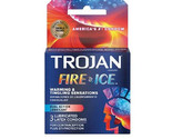 Trojan Fire &amp; Ice Lubricated Latex Condoms - £12.02 GBP