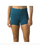 Womens Prana NWT New Dusty Blue Layna Yoga Shorts Stretch M Pilates Gym ... - £91.89 GBP