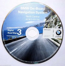 Bmw Navigation Cd Digital Road Map Disc 3 North Central 65900426556 2007.2 MK3 - £38.79 GBP