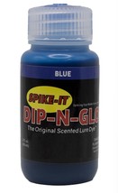 SPIKE-IT DIP-N-GLO 2OZ BLUE SOFT PLASTIC GAMEFISH SCENTED LURE DYE - £4.57 GBP