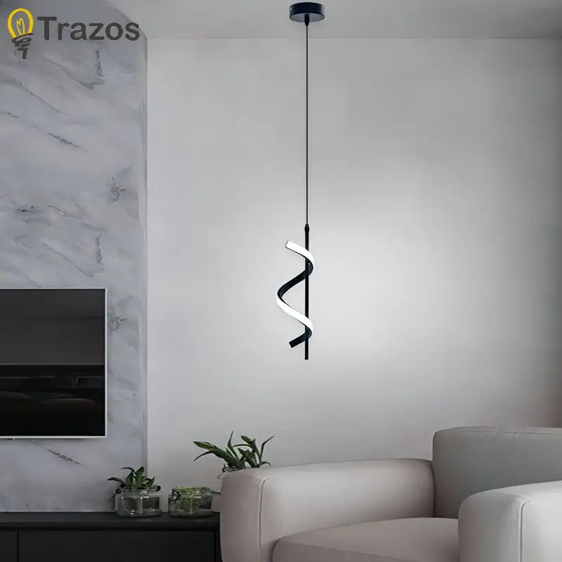 modern simple bedroom lamp background wall study bar minimalist long line light luxury thumb200